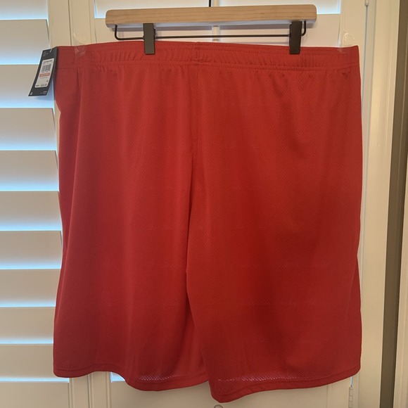 Under Armour Tech Mesh Shorts Mens Size 3XLT Red Unlined Pockets 1328705-600 NEW - Picture 2 of 4